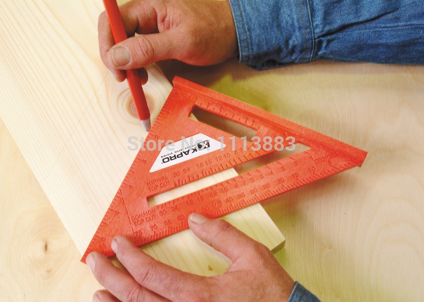 7" (185mm) Speed Rafter Square 444, Lightweight Ergocast Material