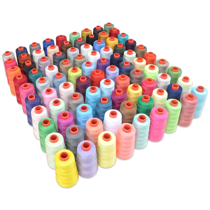 1pc 3000 yards overlocking symaskine industriel polyester tråd 40s/2 håndlavet håndarbejde materiale 20 farver tilgængelige