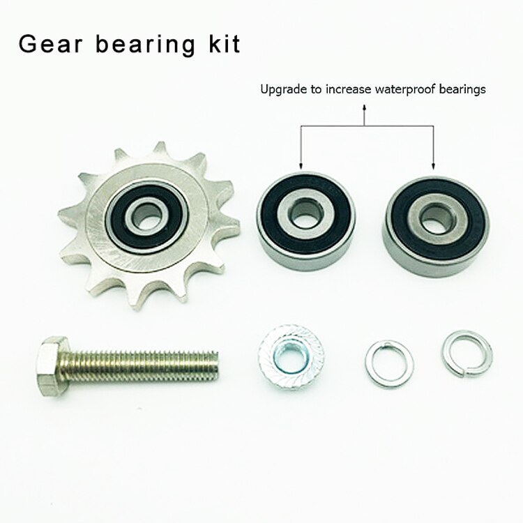 Ulepszony łańcuch motocyklowy elastyczny regulator automatyczny napinacz przewodnik łańcuch biegów dla samochodów sportowych Off-road SUV akcesoria do modyfikacji: A set  gear bearing