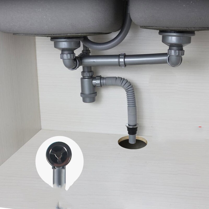 Zlewozmywak dezodoryzujący zlew wąż spustowy filtr odwadniający podwójny pojedynczy zbiornik robić umywalki kanalizacja łazienkowa accessorie magia kosz