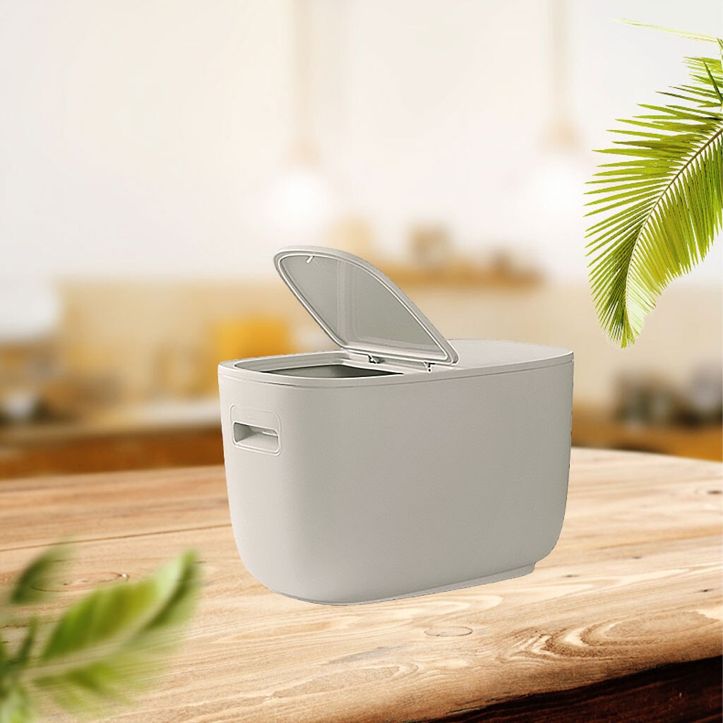 Distributeur de céréales 20kg cuisine, stockage des aliments, boîte de rangement des aliments secs, conteneur de riz, étui de rangement de la farine et des grains ménagers: BEIGE
