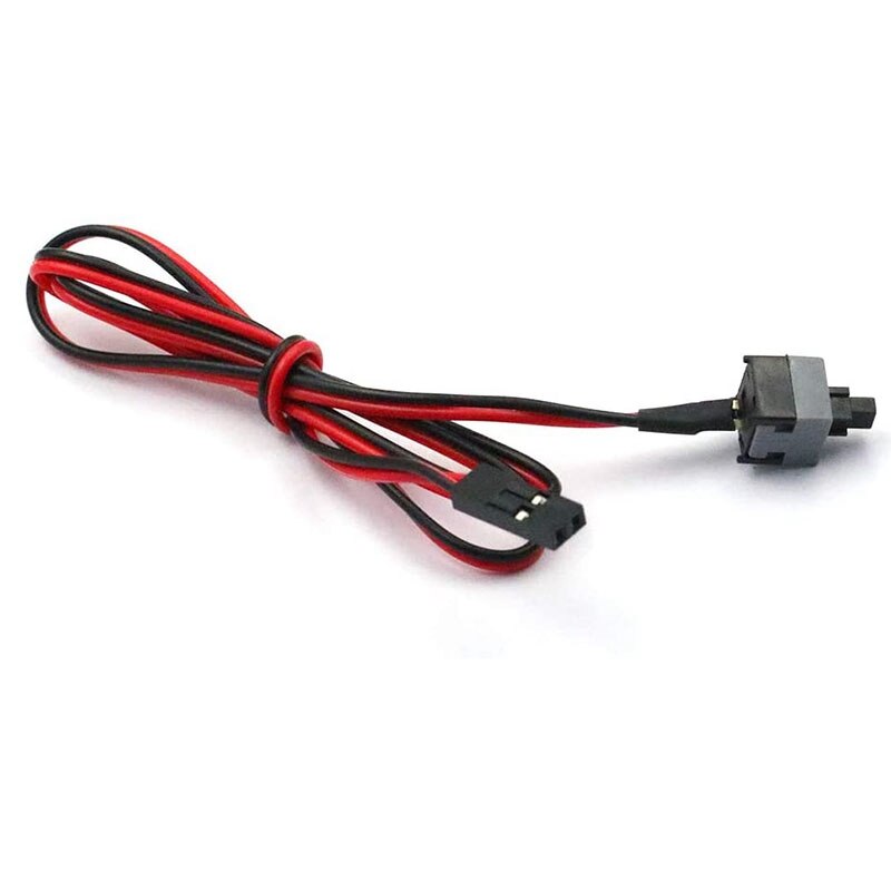 Computer Schakelaar Draad Kabel Aan/Uit Drukknop Herstart Lijn Pc Schakelaar Kabels 45Cm (6 Pack 2 Pin)