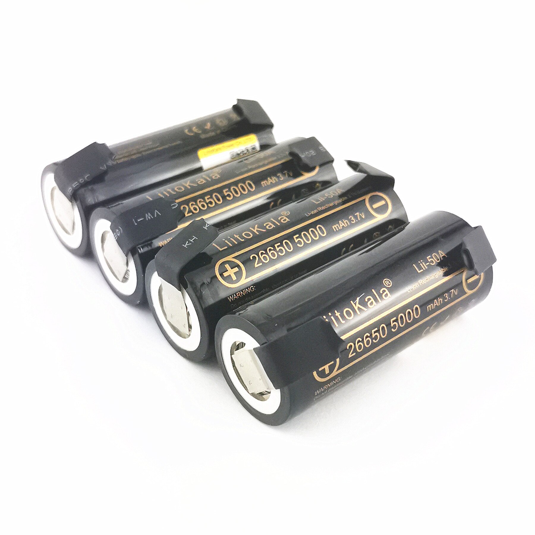 Liitokala Lii-50A 26650 5000 Mah 26650-50A Li-Ion 3.7 V Oplaadbare Batterij Voor Zaklamp 20A + Diy Nikkel Lakens