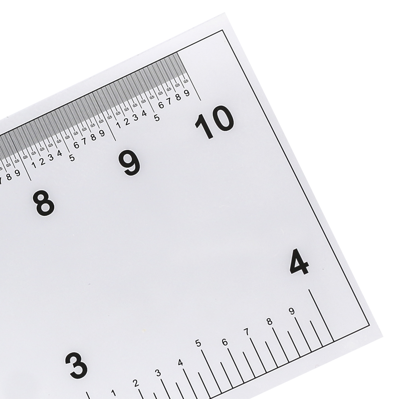 Règle de Film, règle souple transparente de 10/30/60/100/150cm, échelle de redressement (Angle R) de 30CM, carte d&#39;étalonnage de mesure de 0.1mm/0.5mm