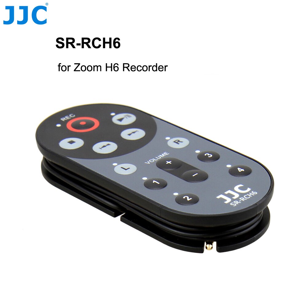 Jjc有線レコーダーリモート制御用ズームh4n/h6/h5ハンディ記録コントローラズーマー: SR-RCH6