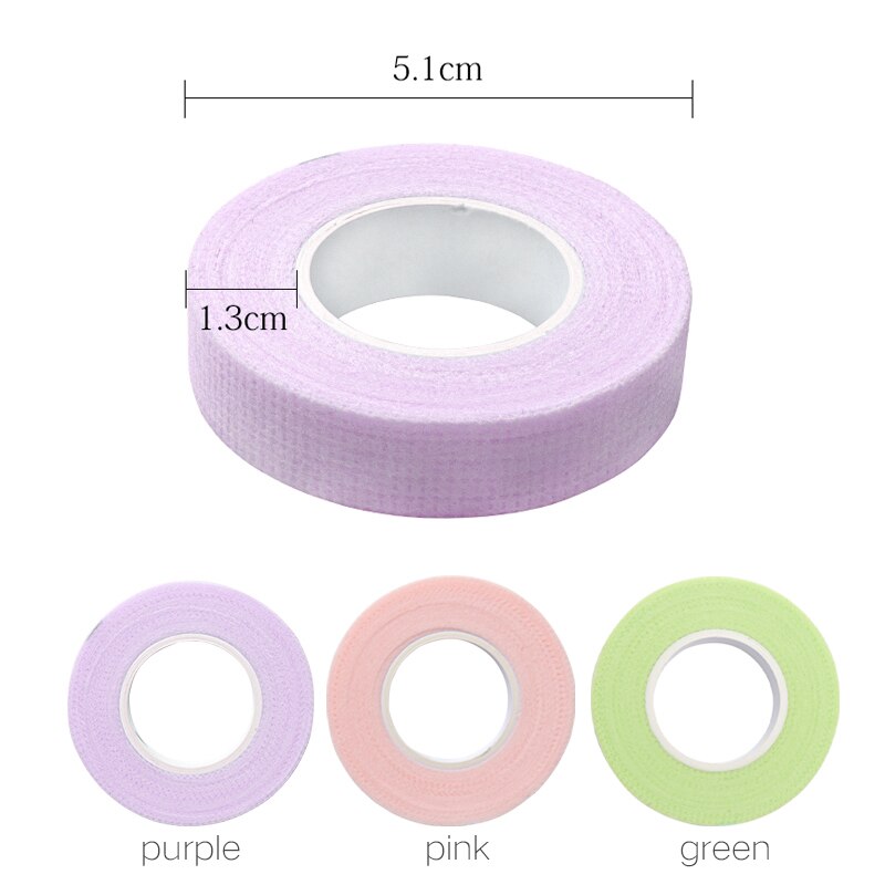 1 PC nastro per ciglia in tessuto non tessuto con fori cuscinetti per occhi traspiranti carta per ciglia finte toppa per donne strumenti per il trucco