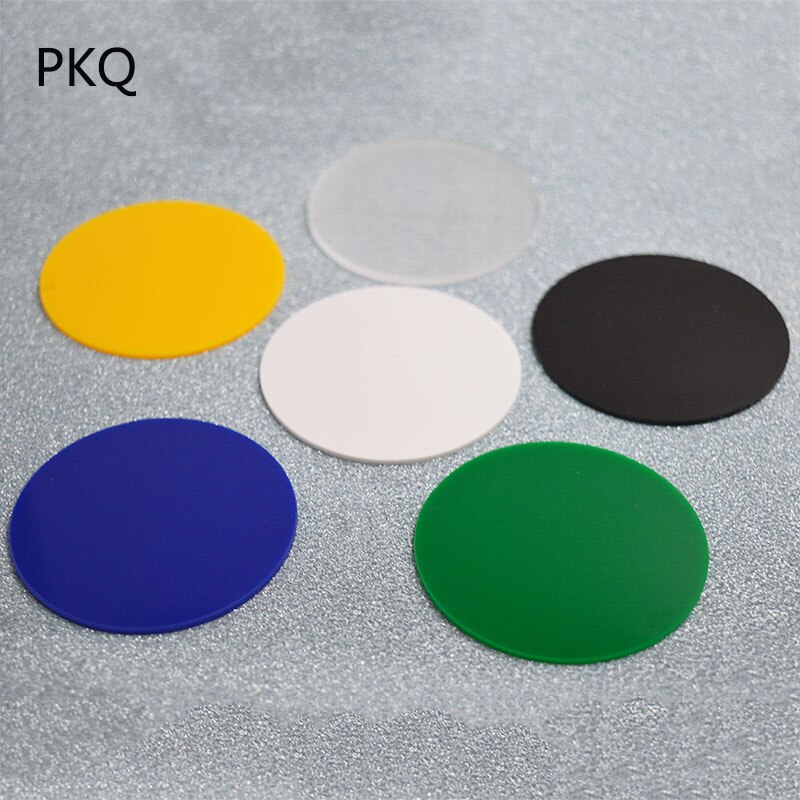 10pcs Diameter 2cm/3cm/4cm Acrylic Sheet Round Color Acrylic Sheet Mini DIY Plastic Board 2mm Thickness Acrylic Plexiglass