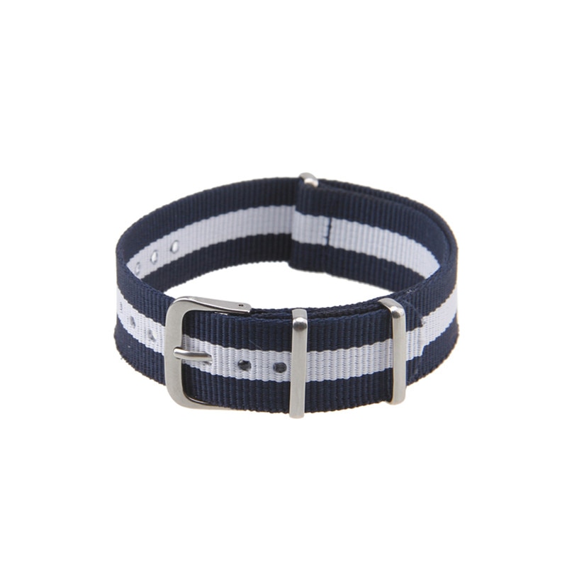Alkuperäinen ylellinen kellon ranneke 18mm 20mm 22mm nylonkankaasta valmistettu solki hihna rannekellorannekellon tarvikkeet