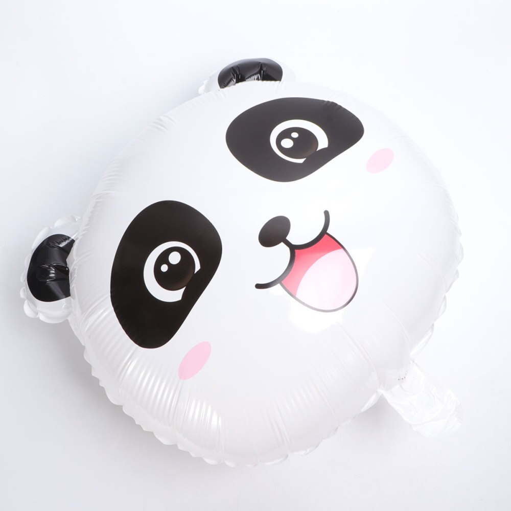 1 Set 20Pcs Leuke Panda Ballon Cartoon Aluminium Folie Ballon Voor Verzamelen Verjaardagsfeestje Decoratie (Wit Zwart roze