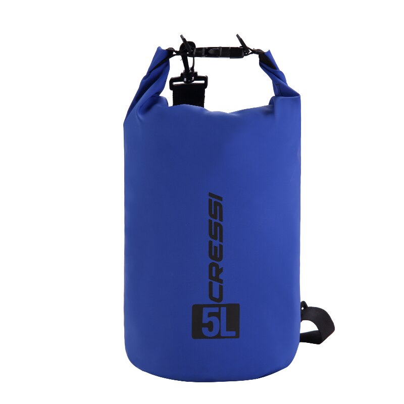 Cressi Dry Bag Duiken Zakken Grote Volume Duikuitrusting Zak Waterdichte Tas voor Snorkelen Dive 5L 10L 15L 20L carry: Dark Blue 5L