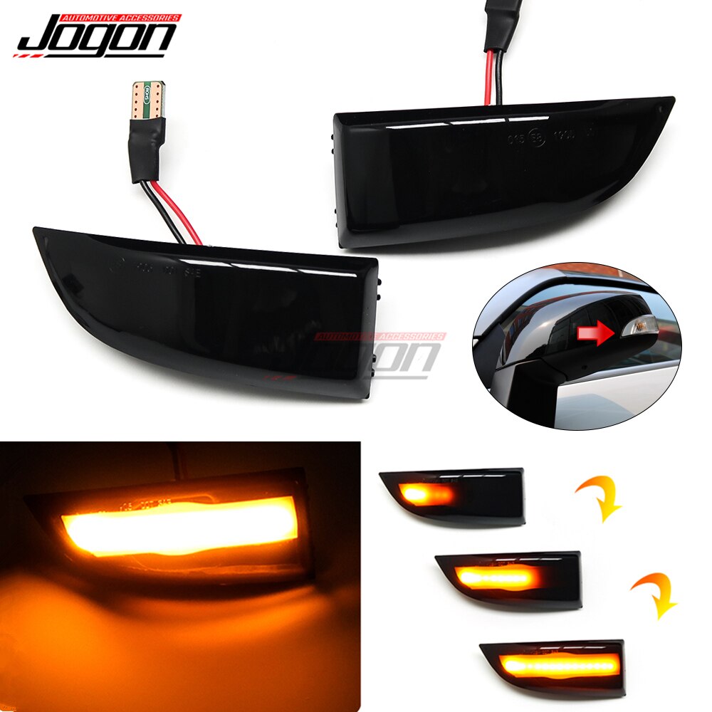 Voor Renault Megane MK3 Scenic Fluence Latitude Safrane Led Dynamische Richtingaanwijzers Side Spiegel Sequentiële Blinker Indicator Light
