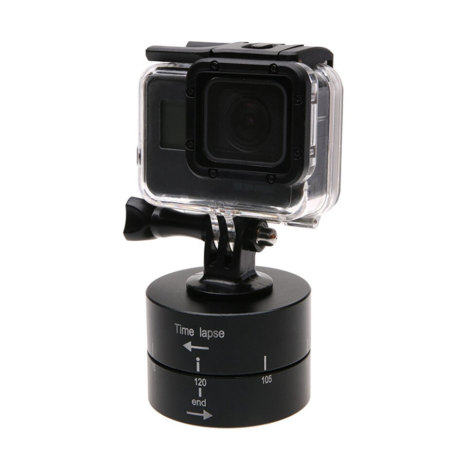 60min Time-lapse Photography Automatic Rotate Camera Platform for DSLR SLR Camera Gimbal for Gopro Xiaoyi Action Cameras Phones