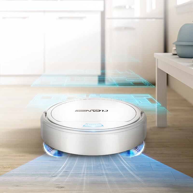 Fast Charging 4 Motors Smart Home Automatic Mini Household Cleaning Floor Mop Machine Robotic Vacuum Cleaner Robot For House