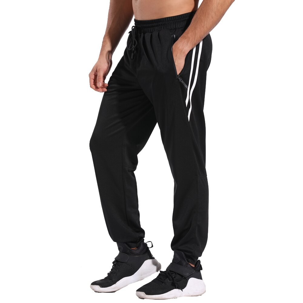 Men Jogger Bodybuilding Sports Leggings Gym Compression Sport Pants Long Trousers High Elastic Fitness Running Tights: M