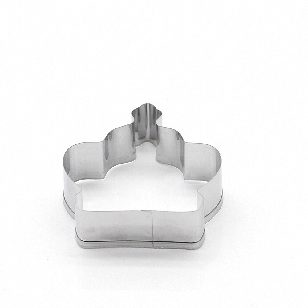 3d prinsesser kroneform rustfritt stål kjeks kakeutstikker bakeform konge dronning fest dessert dø kake bakeverktøy