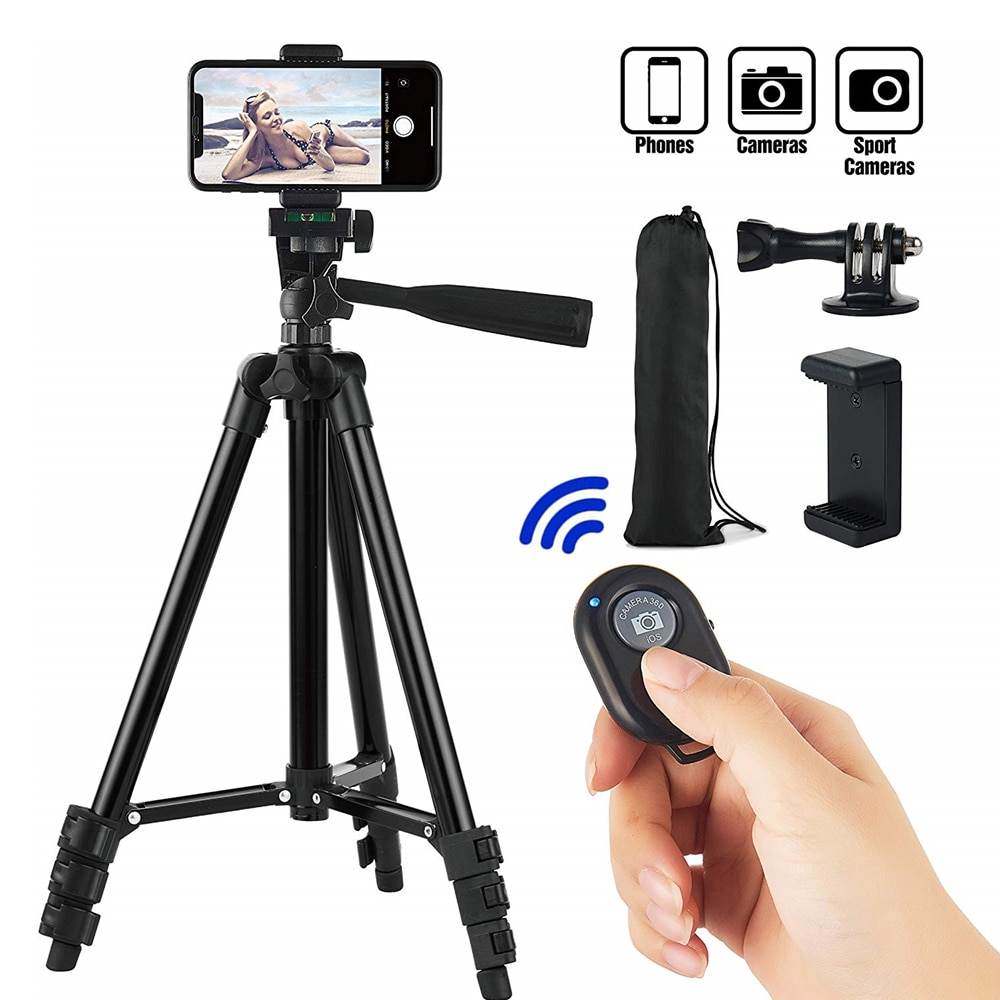 Statief Voor Mobiele Statief Camera En Fotografie Bluetooth Stand Monopod Cam Box Foto Houder Tafel Smartphone Statief Voor Camera