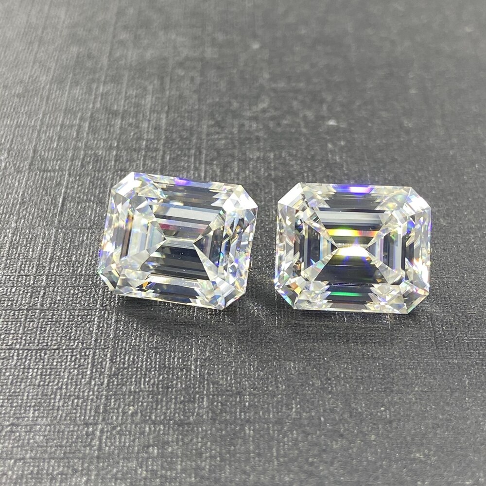 Synthetische D Kleur Vvs Emerald Cut 4*6Mm Losse Moissanite Diamond Stone Dames Sieraden Customization