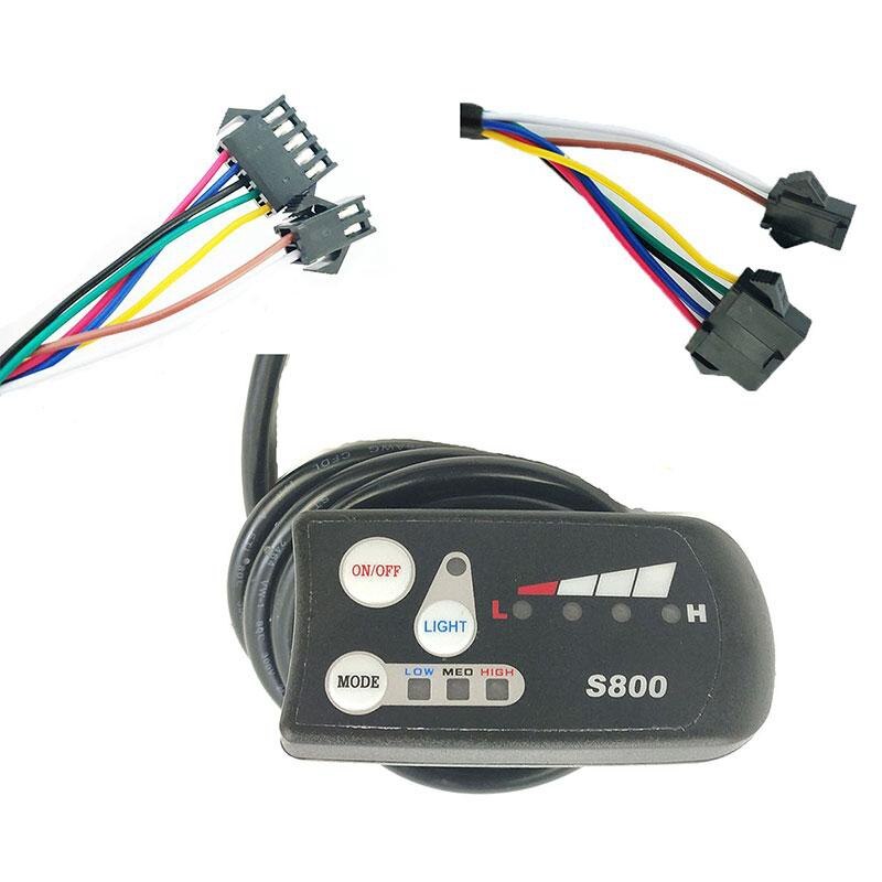 Elektrische Fiets Led S800 Display 36V 48V Elektrische Fiets Ligent Bedieningspaneel Display Elektrische Fiets Deel