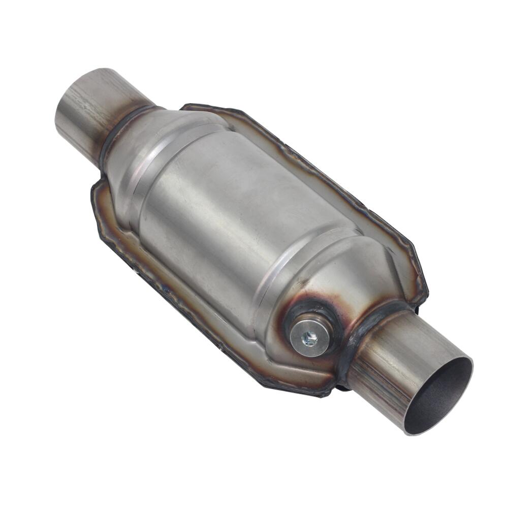 REEJIM 51mm 57mm 63mm EURO 4 Universal Catalytic Converter With 600 cpsi Ceramic Catalyst