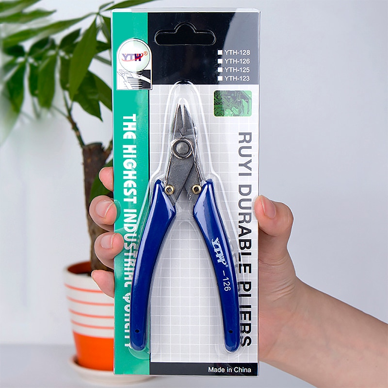 Well Packaged Sharp Pliers Multi Functional Tools Electrical Wire Cable Cutters Cutting Side Snips Flush Stainless Steel Nipper