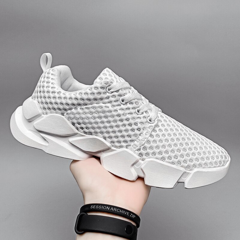 Schoenen cool heren tennisschoenen zachte witte tennisschoenen stabiele antislipschoenen heren joggingschoenen schoenen: Wit / 10