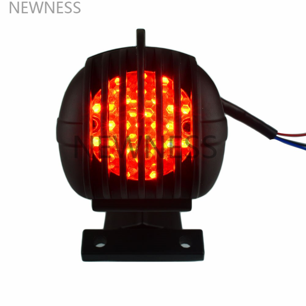 Motorcykel mikrofon baglygte til harley sportster softail cruiser cafe racer scrambler brugerdefineret led baglygte stop baglygte