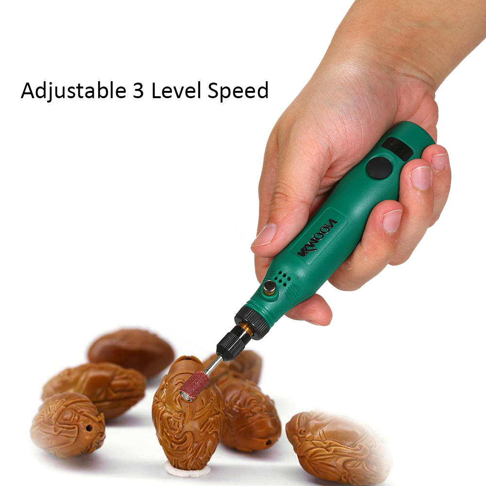 18V 1.2W Mini Elektrische Molen Set Draadloze Slijpmachine Carving Graveren Pen Speed Rotary Gereedschap Kit Boor Graveur pen Set