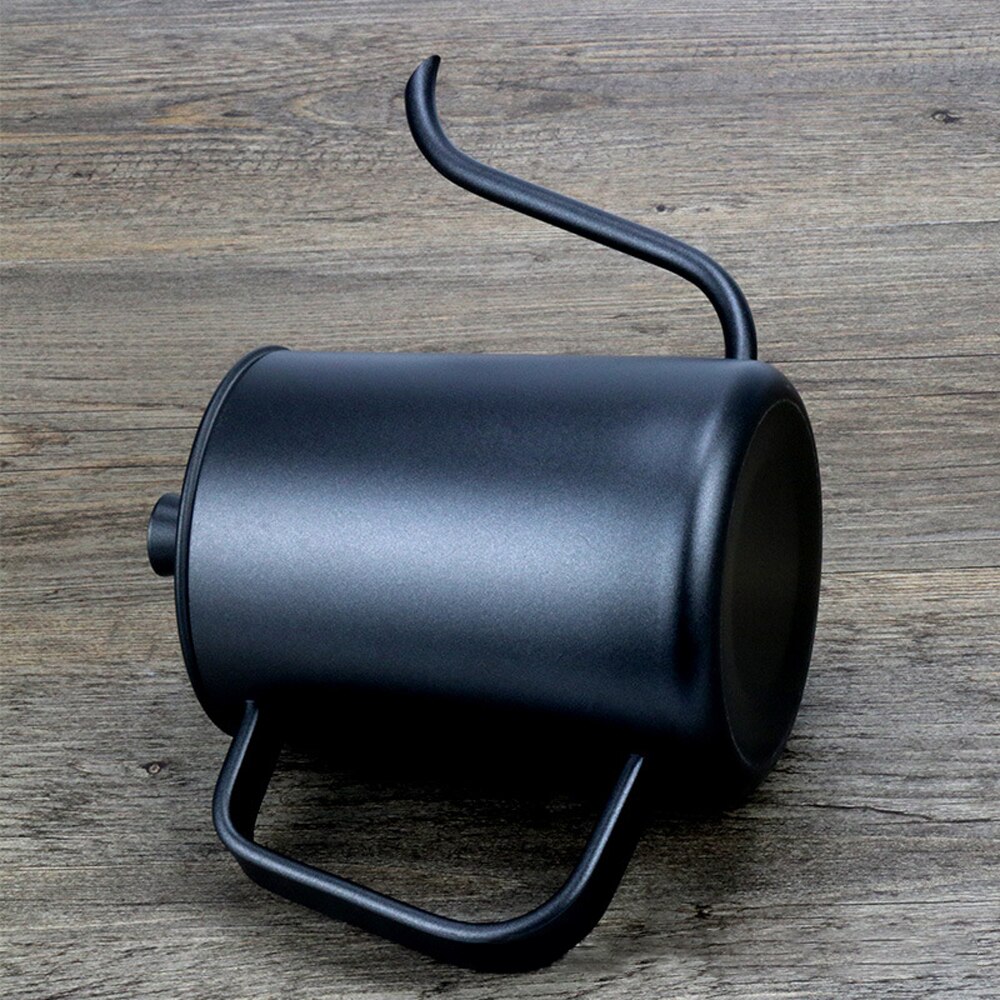 Edelstahl Kaffee Topf Gießen Über Wasserkocher Schwanenhals Lange Schmale Tropf Auslauf Kaffee Tee Topf 600ML Küche Haushalt Liefert