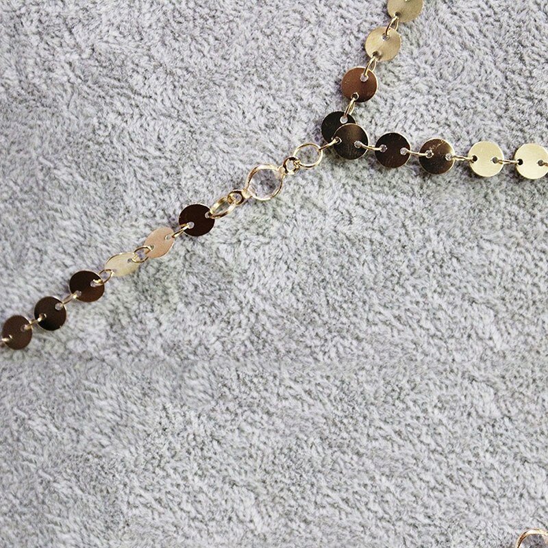 Abdoabdo Collier Gelaagde Kettingen Kettingen Vrouwen Zilver Kleur Bohemen Rvs Kettingen Sieraden Lady Collares