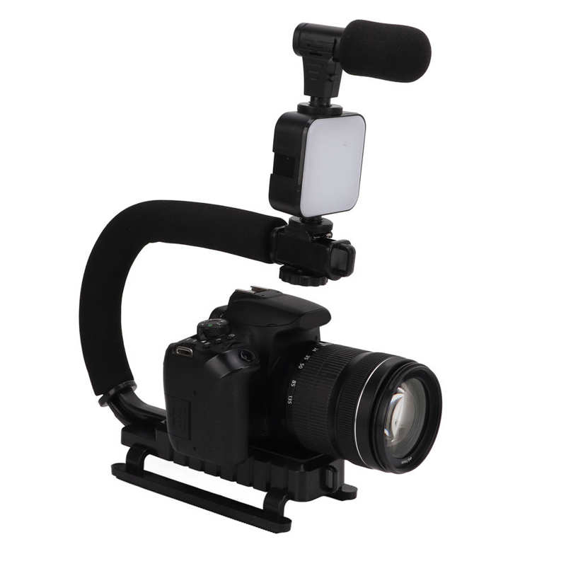U Shape Camera Stabilizer Handheld Camera Stabilizer Upholstered Handle for Outdoor for Shooting