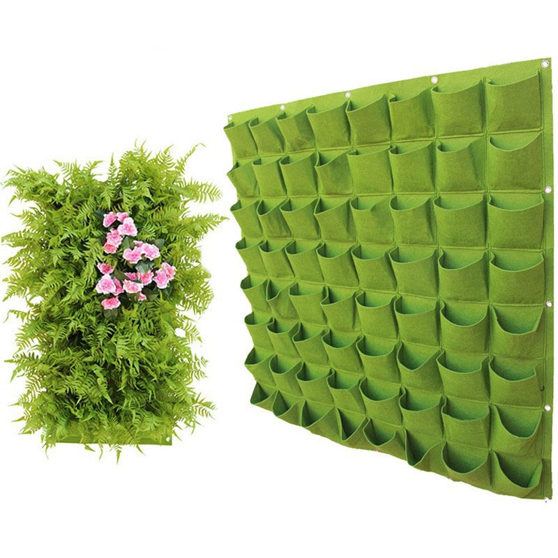 Bolsas de plantación para colgar en la pared, macetero Vertical para jardín, cultivo de plantas verdes, bolsa de vida vegetal, bolsas de suministros, 6/9/12/18 bolsillos