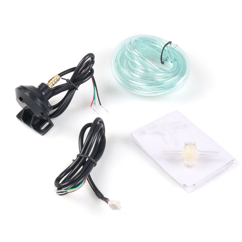 2 " 52mm universal bil vakuummåler bar meter 12v blå digital led trykmåler  x4yd