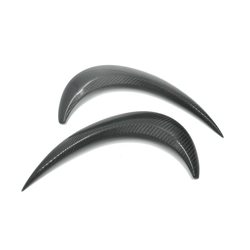 -2 stuks koolstofvezel koplampen wenkbrauw ooglid sticker trim voor kever  a5 -19 koplampen wenkbrauw afdekking