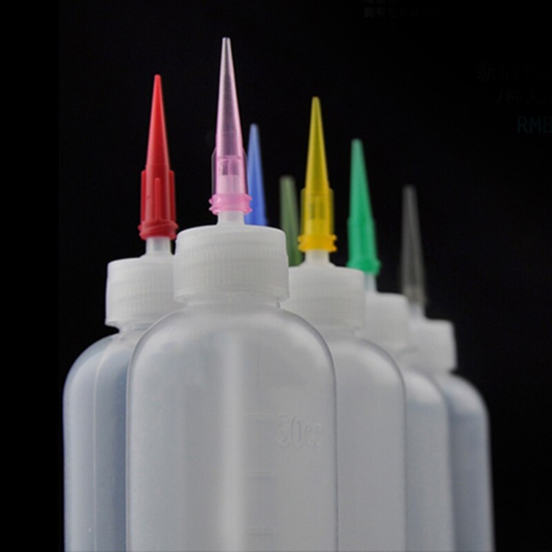 5pcs/Set Jam Painting Squeeze Bottles Cake Decor Family Baking Pastry 50ML Bottle Drawing Tools Jam Pot*D