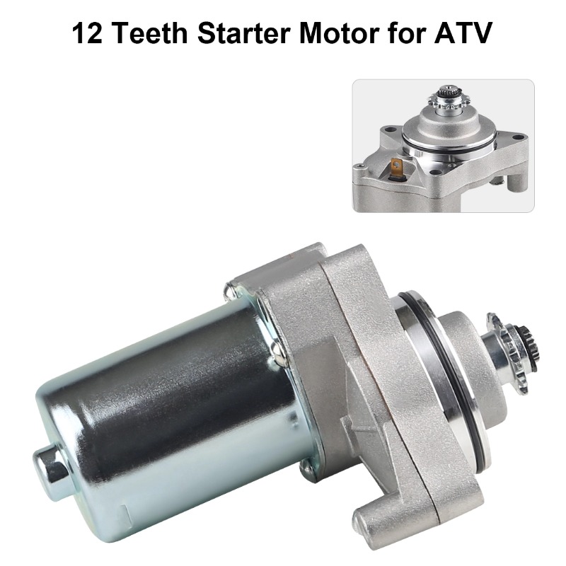 For tao 50cc 70cc 90cc 110cc 125cc motorcycle starter motor electric starter 12v 4 wheelers atv motor starter accessories