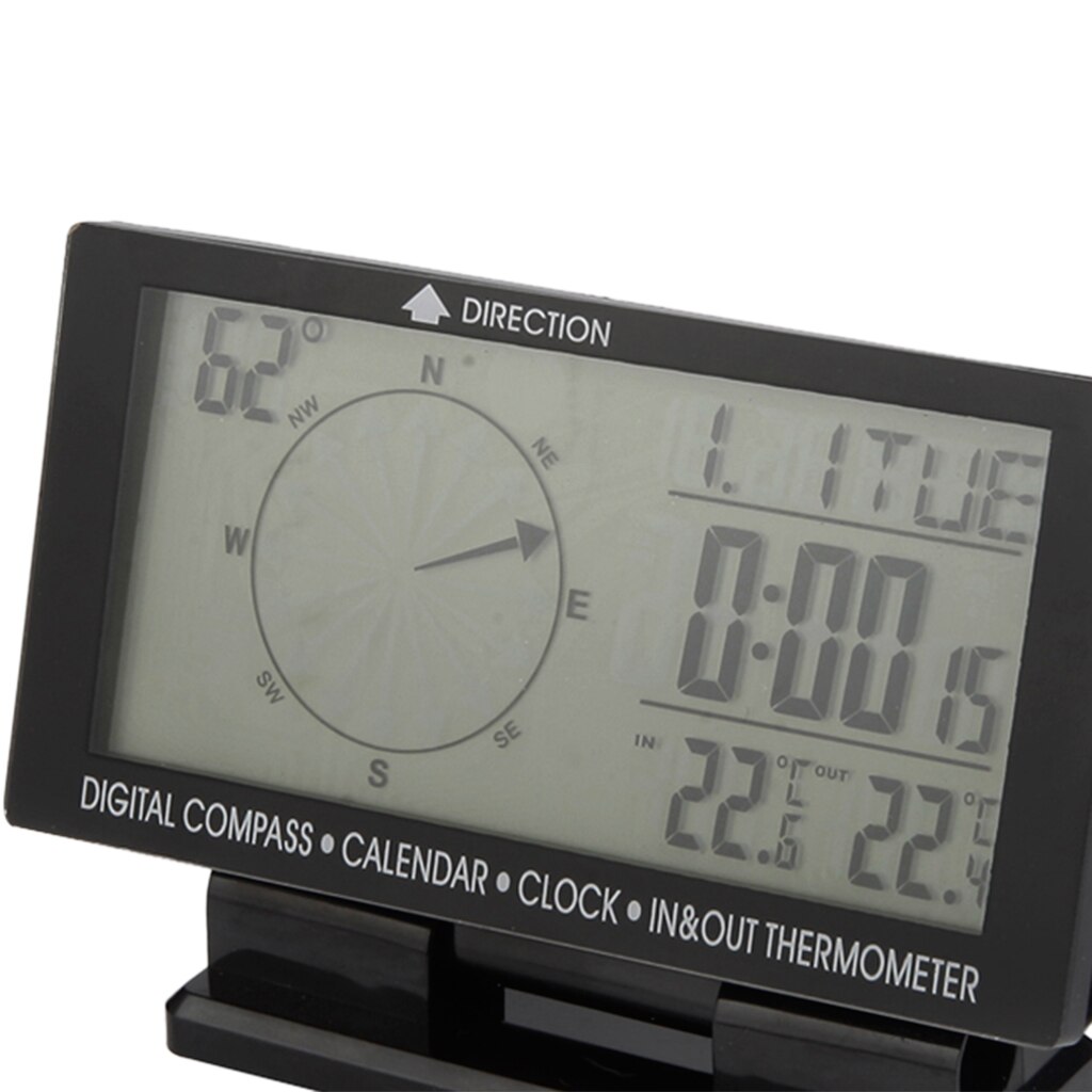 Car Digital Compass Large LCD Display Blue LED Bac... – Vicedeal