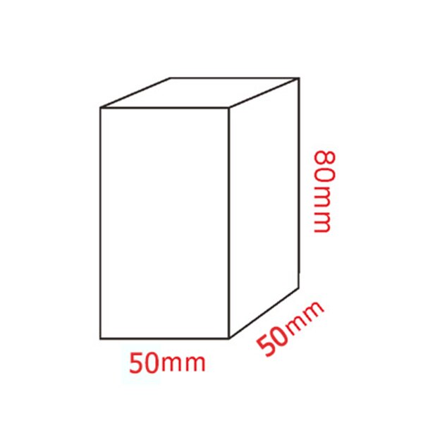 Clear Acrylic Square Sheet Stamping Block Cosmetics Display Stand Pad Photography Props Ornaments Rings Necklace Jewelry Holder: 5x5x8cm