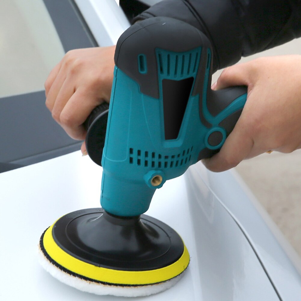 800W Car Polisher Grinding Machine 220V Mini Polishing Machine 3000RPM Auto Sanding Machine Orbit Waxing Polisher Power Tools