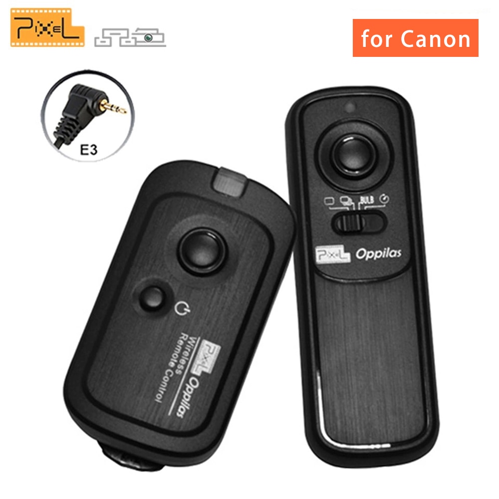 Pixel RW-221 E3 Sem Fio Obturador Controle Remoto para Canon 1300D 1100D 1000D 750D 700D 650D 600D 300D 60D G10 G11 G12 G15