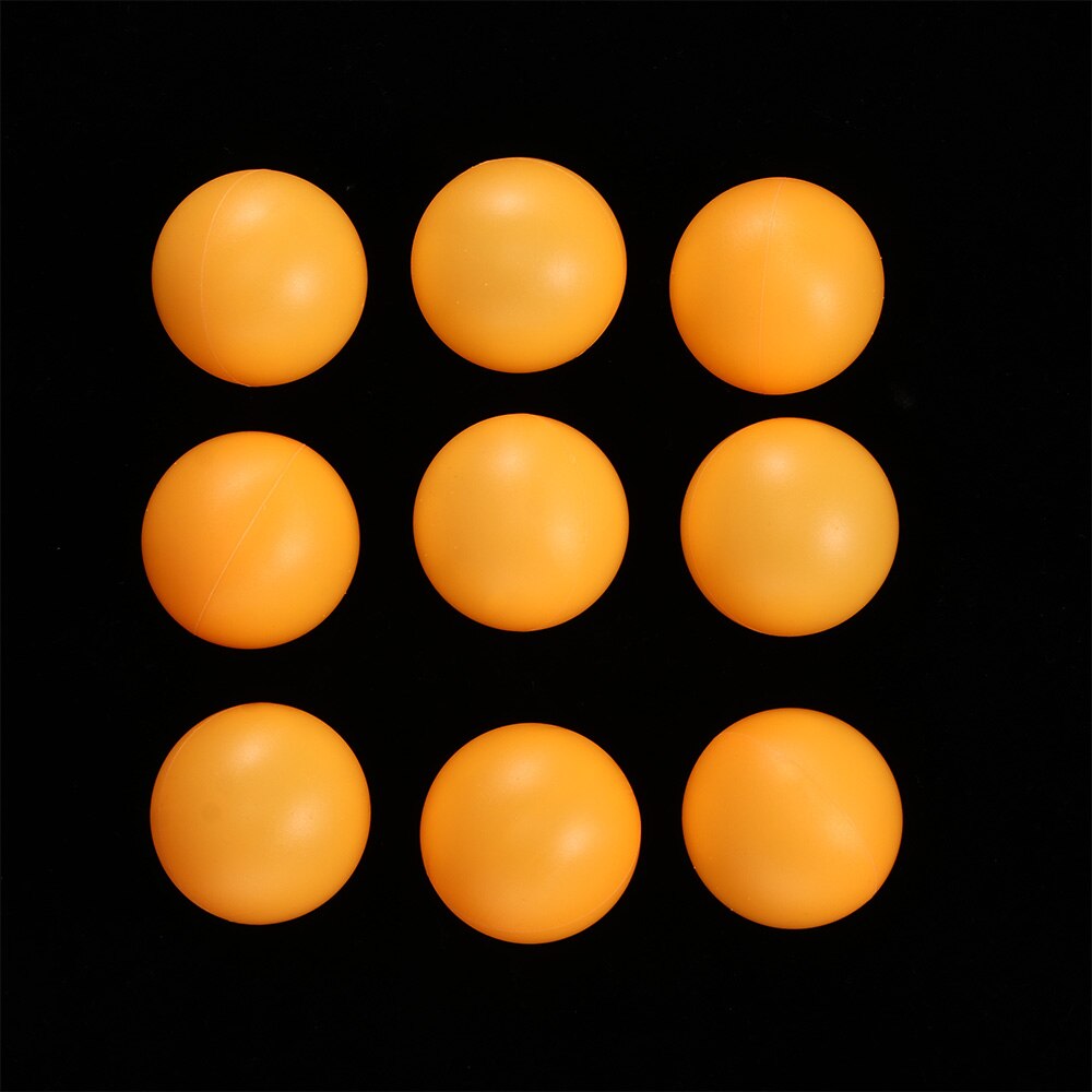 10pcs Material Table Tennis Ball 40mm Diameter ABS Plastic Ping Pong Balls for Table Tennis Training Accessories: Yellow
