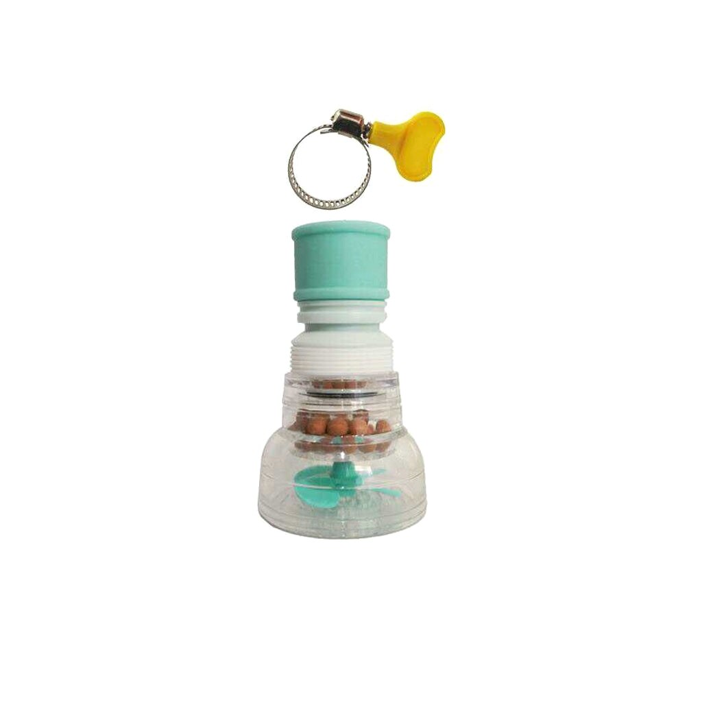 Grifo ajustable aireador difusor ahorro de agua grifo Ae para cocina boquilla filtro para grifo adaptador de agua burbujeador ducha difusor: Filter Blue