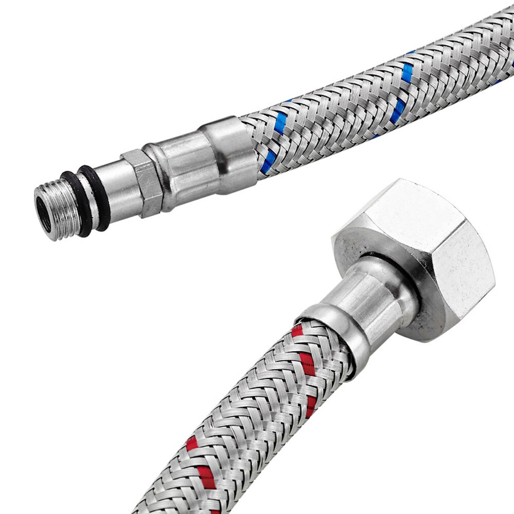 G1/2 g3/8 g9/16 50cm 1 par flexibla vvs -rör i ros... – Vicedeal