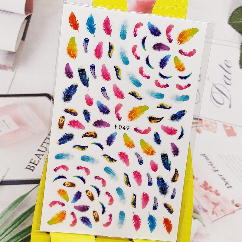 3D Aufkleber Für NäGel Anker Hai Rettungsring Entwürfe Nagel Kunst Dekorationen Folie Decals wickelt Manikübetreffend Zubehör Decoraciones: Himmel Blau