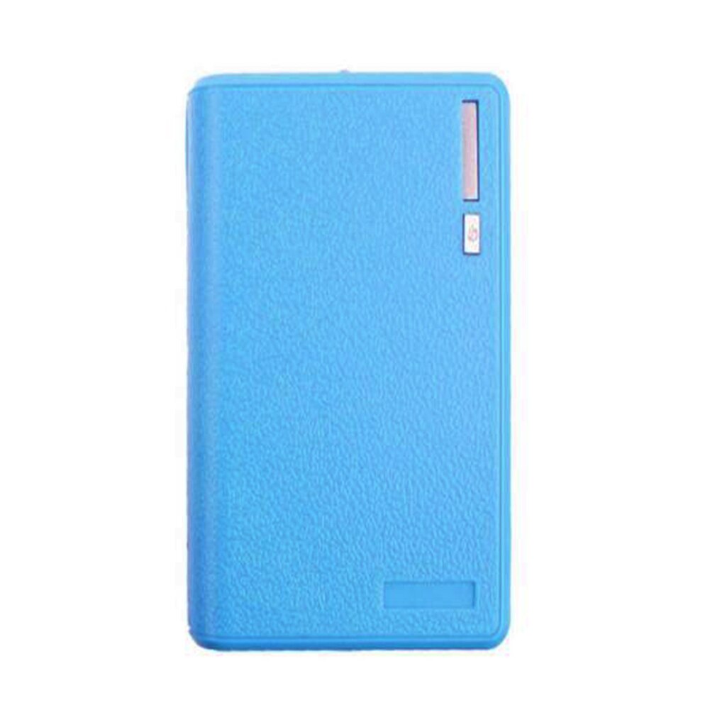 Houder Power Bank Outer Battery Case Duurzaam Hard Plastic Slijtvaste Container Geen Lassen Grote Capaciteit Voor 18650 Batterij: Blue for 6pcs