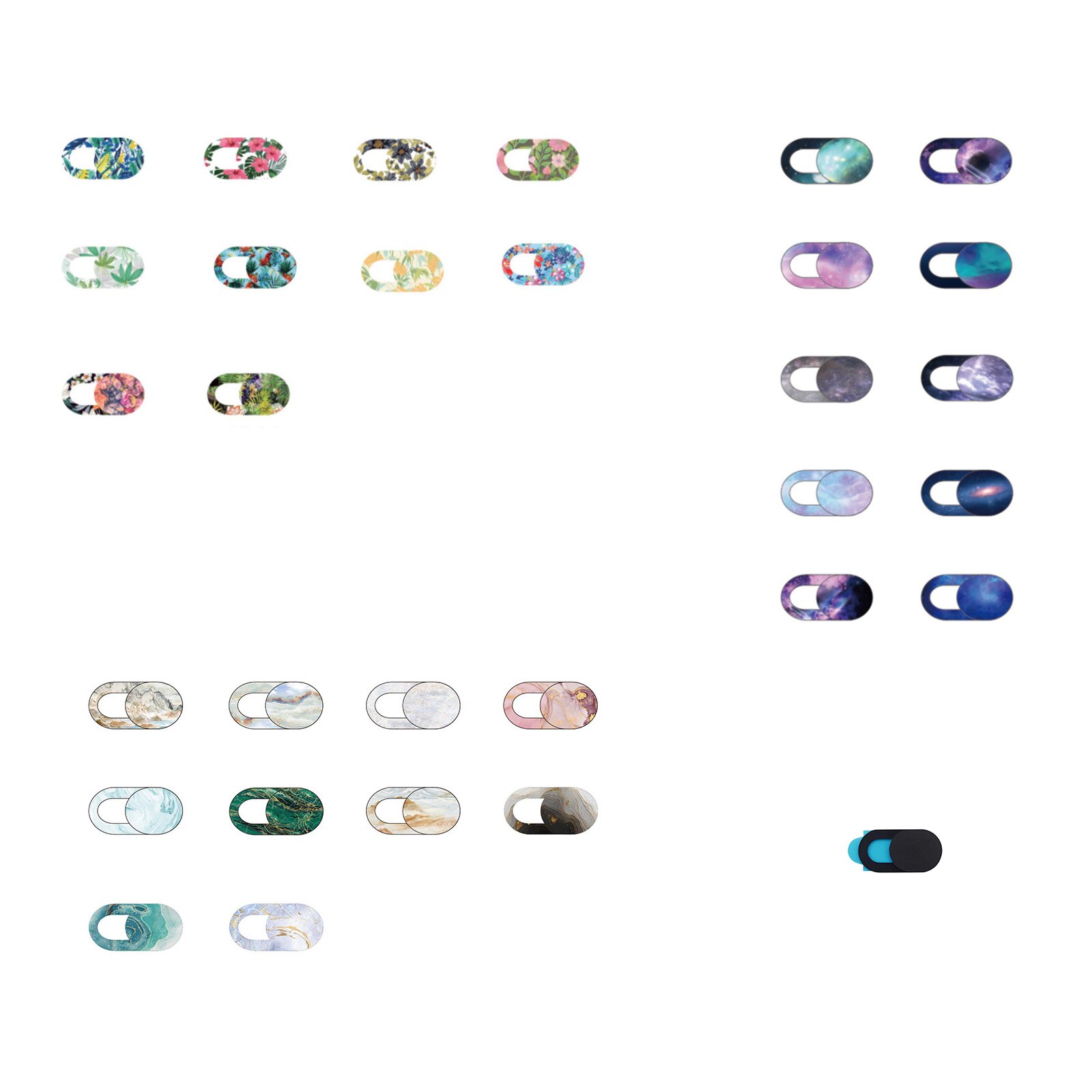 6pcs Webcam Cover Universal Phone Antispy Camera Cover For iPad Web Laptop PC Macbook Tablet lenses Privacy Sticker For Xiaomi