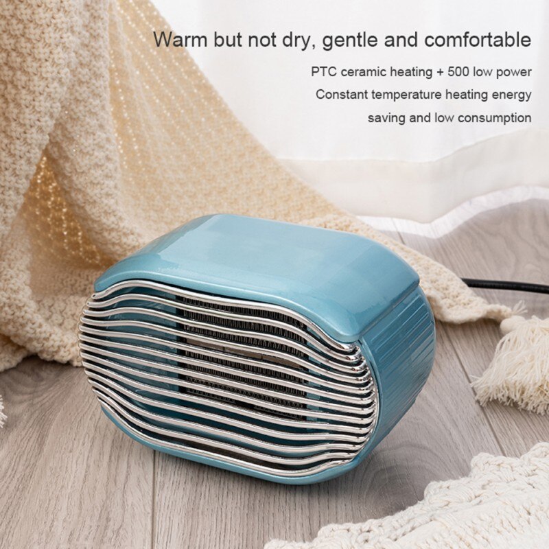 Space Heater, Fan Heater,Personal Mini Space Heater Portable Electric Heaters Fan For Office, Home, Tabletop Under Floor Indoor