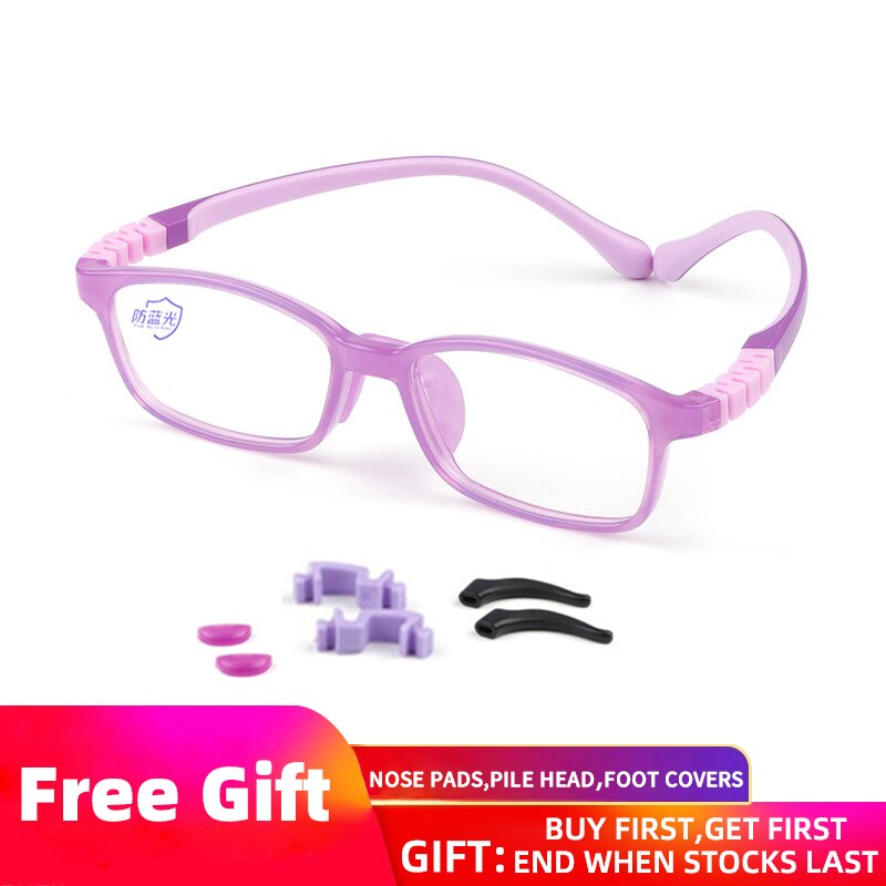 Children Anti Radiation Glasses Super Light Elasticity Leg Eyeglasse Materials Cute Eyewear for Child