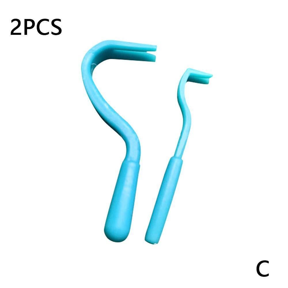 2pcs Tick Twister Hook Tool Tick Remover Dog Accessories With 2 Sizes Human Manual Debulking Flea Tool Dogs Pet Product Cachorro: C