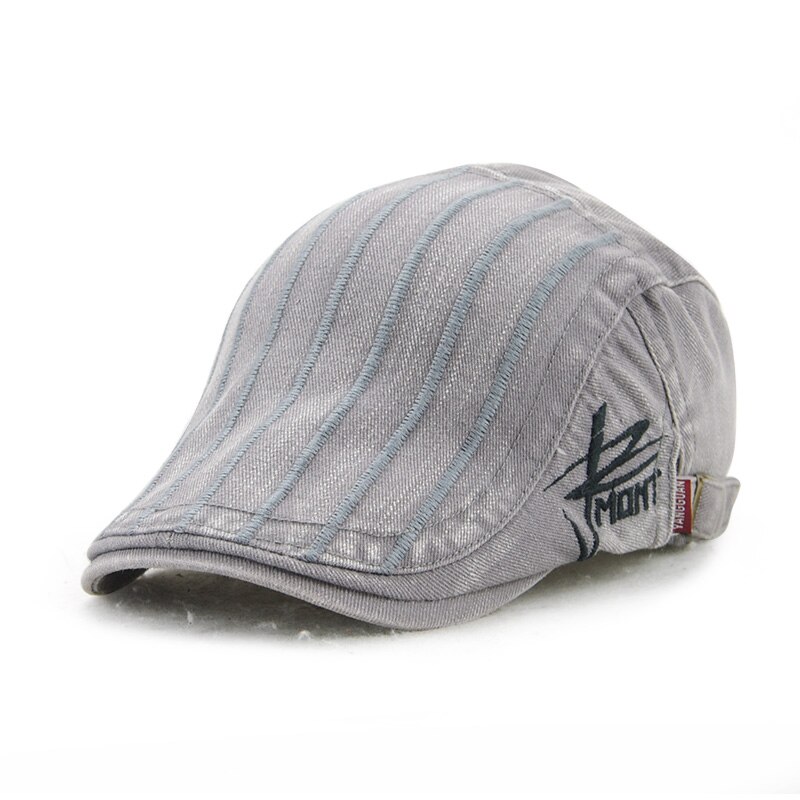 Weiblich männlich gestreiften französisch baskenmütze Hütte lässige Baskenmützen entenschnabel Hütte frauen männer schlicht zeitungsjunge knochen casquette flache erreichte Deckel gorras