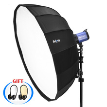 Selens 65cm Diffuser Reflector Parabolic Umbrella Beauty Dish Softbox For Off-camera Flash Fotografia Light Box Carrying Bag